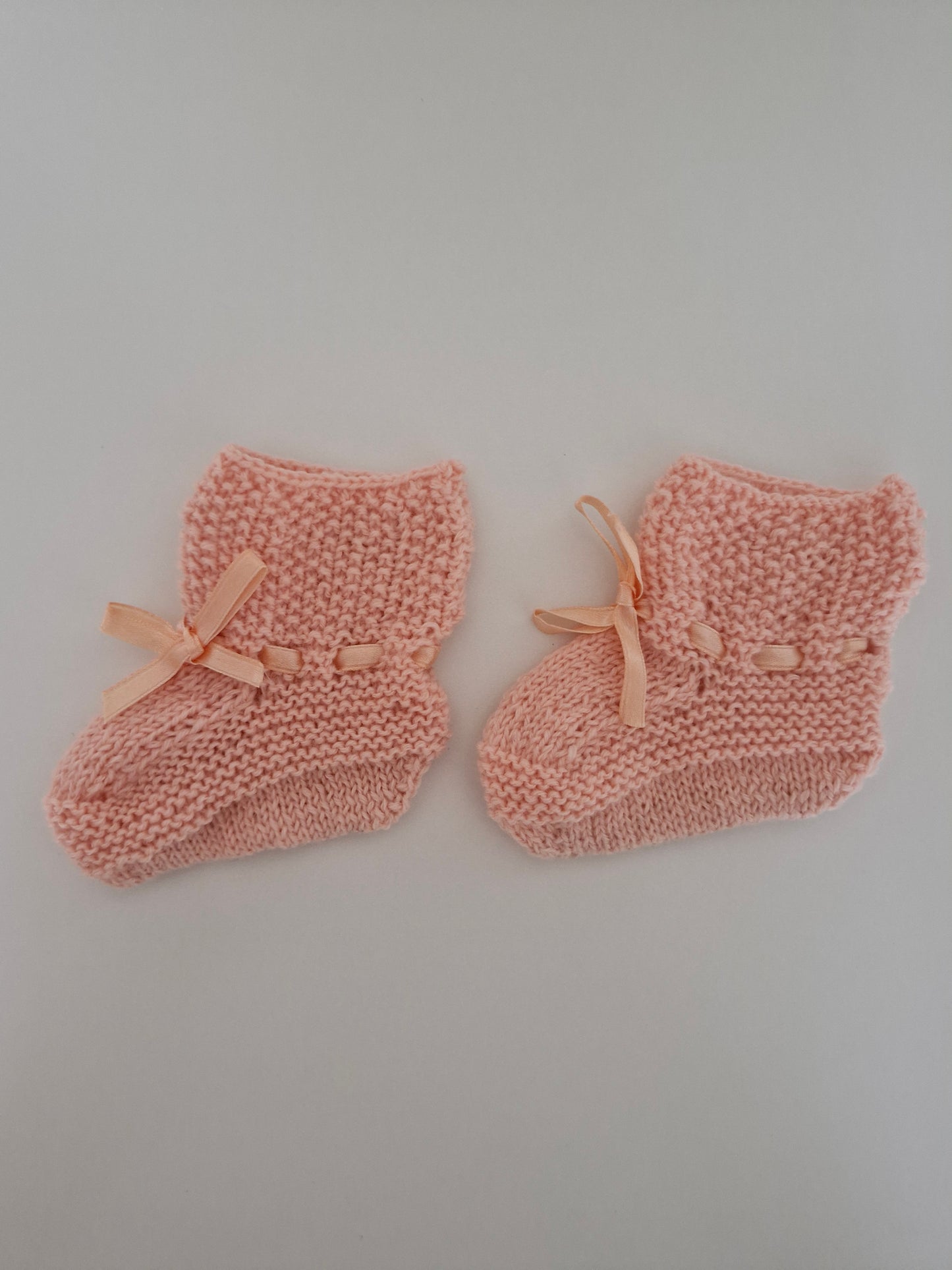 Baby Knitted Cardigan Set - Peach