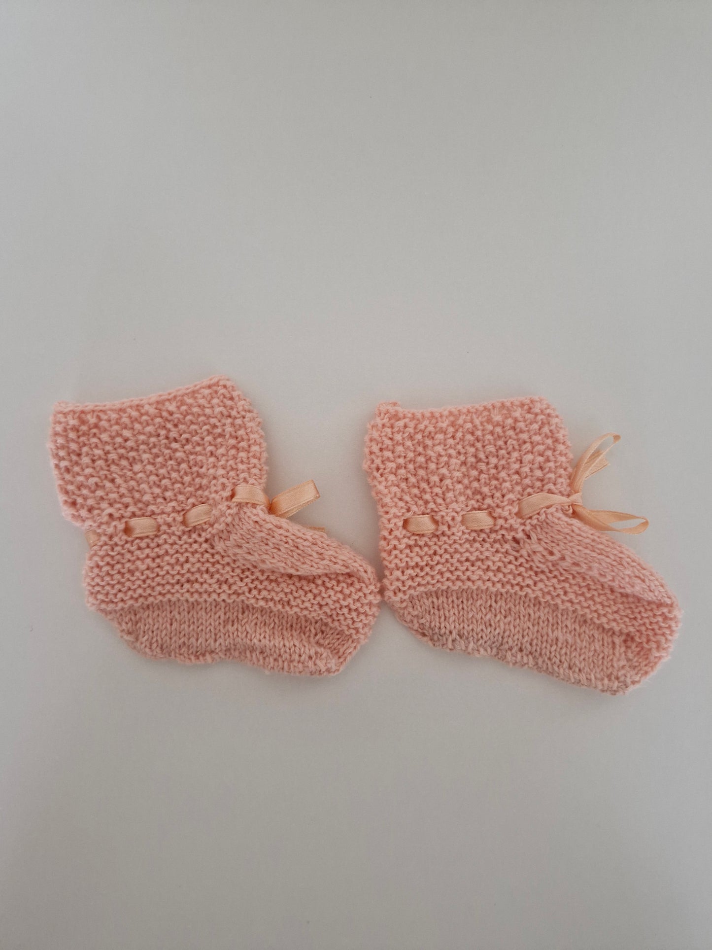 Baby Knitted Cardigan Set - Peach