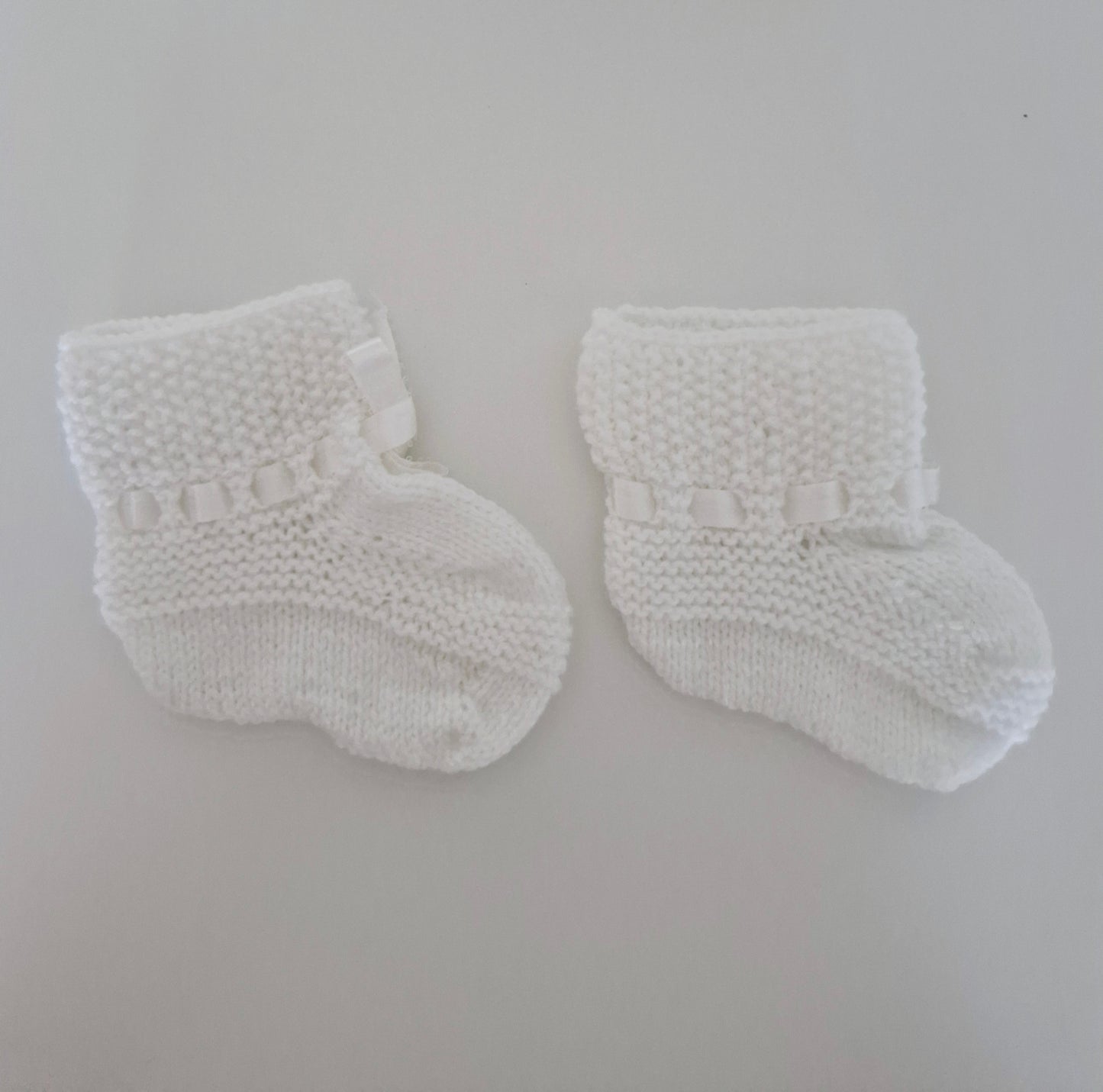 Baby Knitted Cardigan Set - Snow