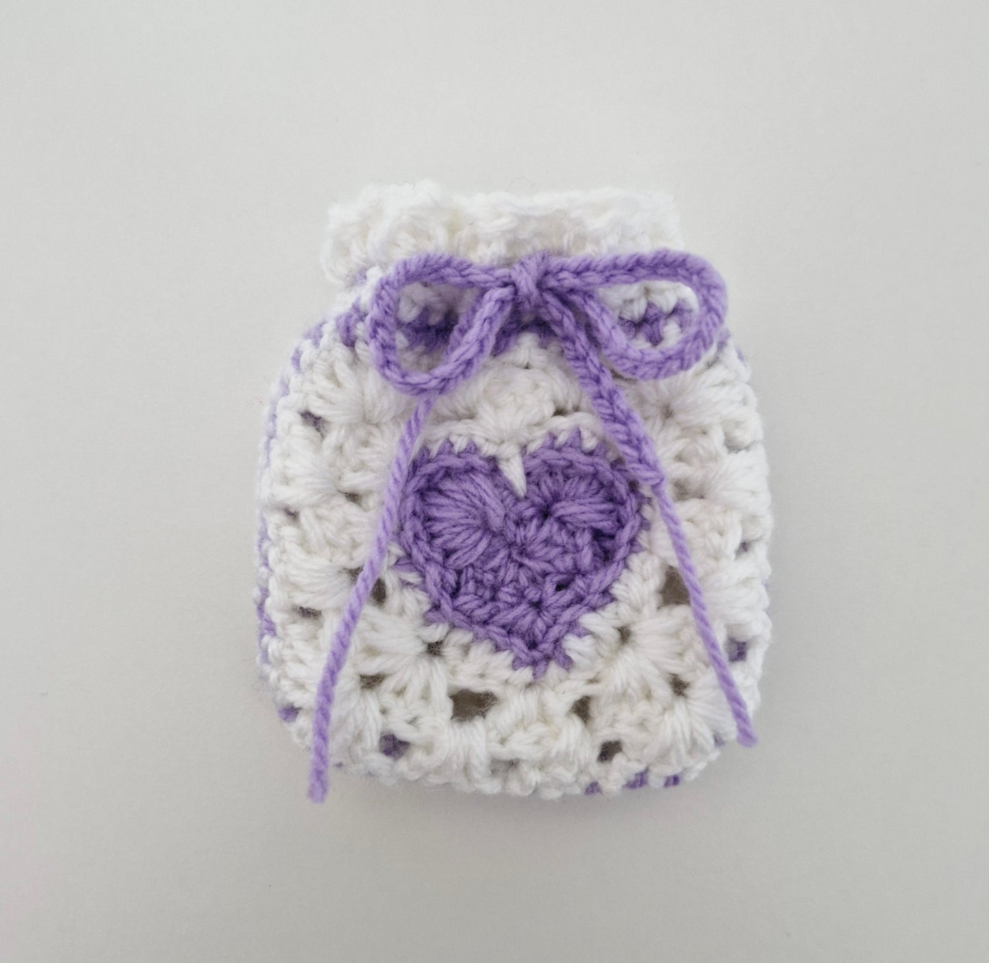 Heart Crochet Pouch
