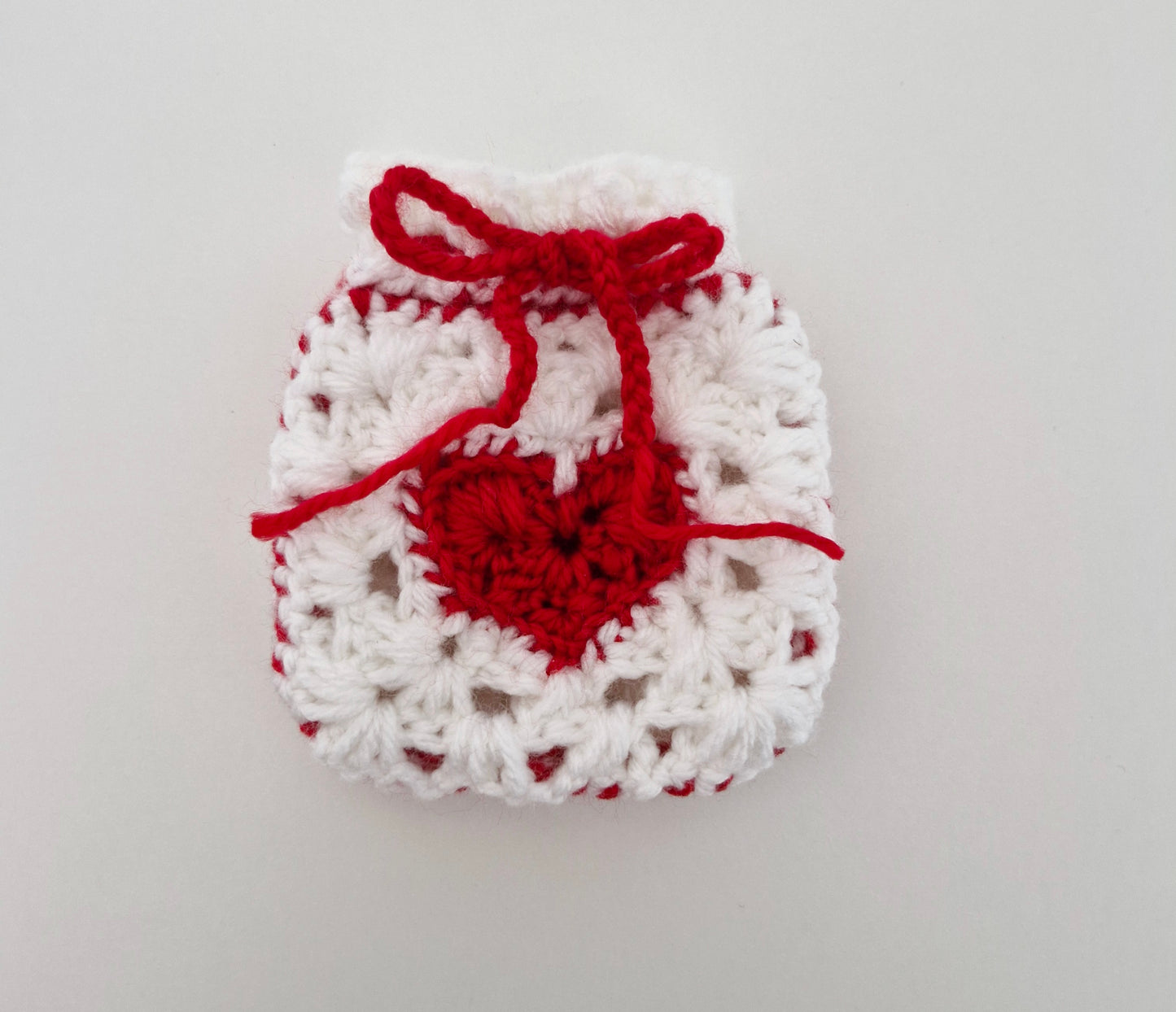 Heart Crochet Pouch