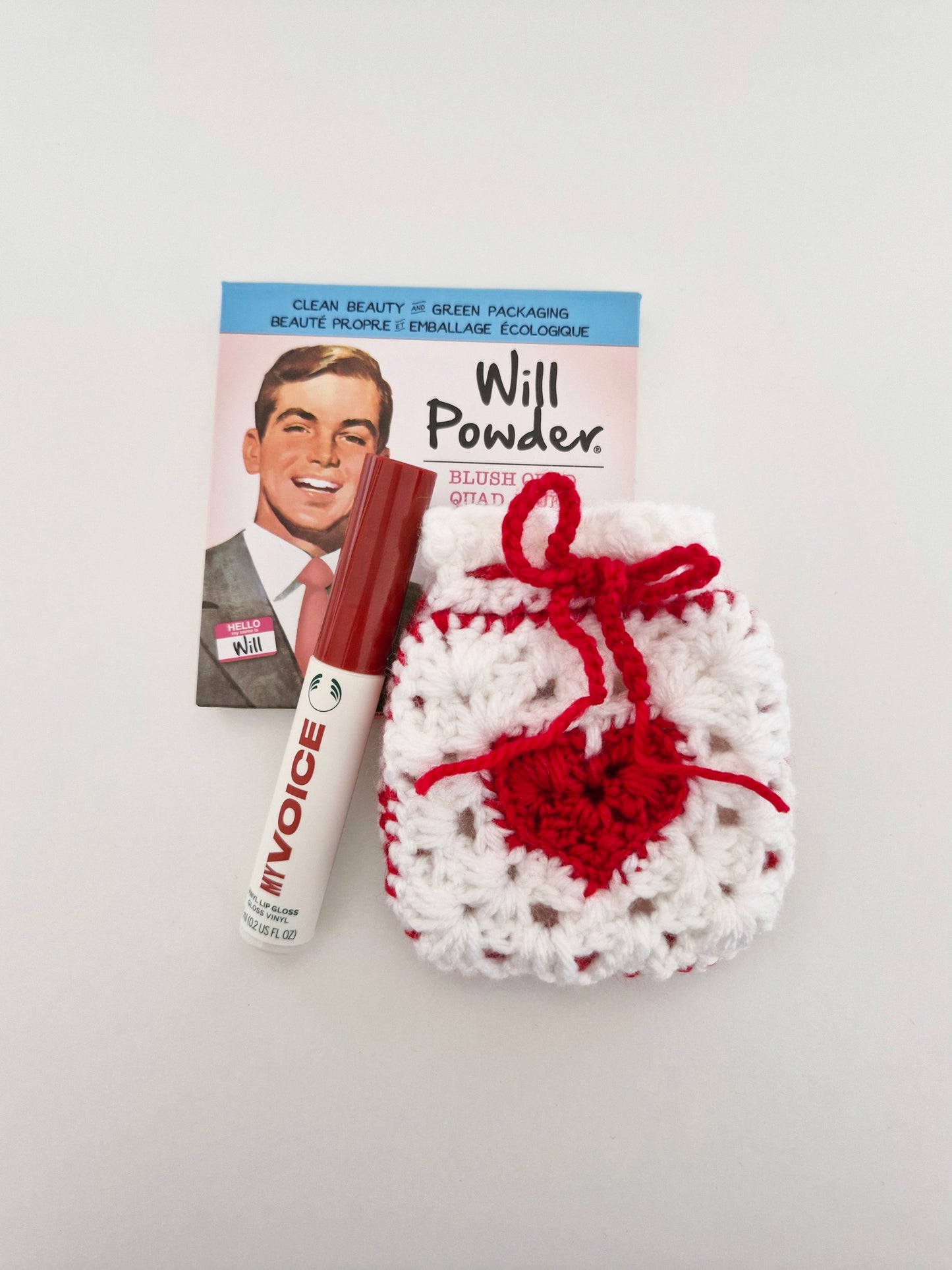 Heart Crochet Pouch