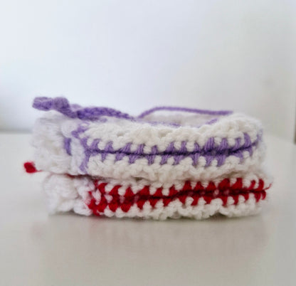 Heart Crochet Pouch